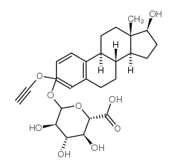 乙炔雌二醇3-β-D-葡糖醛酸图片
