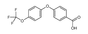 4-[4-(trifluoromethoxy)phenoxy]benzoic acid Structure