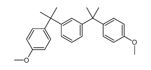 1,3-bis[2-(4-methoxyphenyl)propan-2-yl]benzene Structure