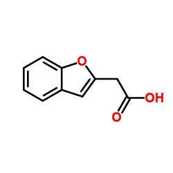 2-苯并呋喃乙酸结构式
