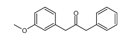 1-(3-methoxyphenyl)-3-phenylpropan-2-one Structure