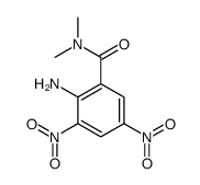 2-amino-N,N-dimethyl-3,5-dinitrobenzamide结构式