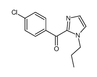 (4-chlorophenyl)-(1-propylimidazol-2-yl)methanone结构式