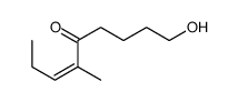 9-hydroxy-4-methylnon-3-en-5-one Structure