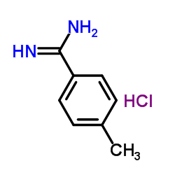 4-甲基苯甲脒盐酸盐结构式