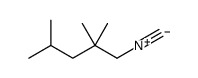 1-isocyano-2,2,4-trimethylpentane结构式