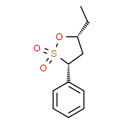 1,2-Oxathiolane,5-ethyl-3-phenyl-,2,2-dioxide,(3R,5R)-(9CI) Structure