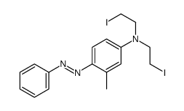 N,N-Bis(2-iodoethyl)-2-methylazobenzen-4-amine Structure