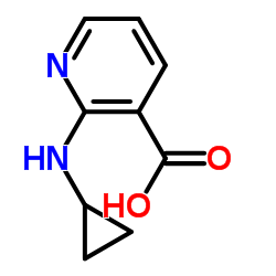 2-环丙基氨基烟酸结构式