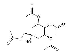 2',3,4,5-Tetra-O-acetyl-scyllo-chinicol Structure