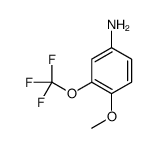 4-methoxy-3-(trifluoromethoxy)aniline Structure