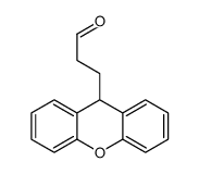 3-(9H-xanthen-9-yl)propanal结构式