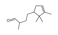 A,2,2,3-四甲基环戊-3-烯-1-丁醛结构式