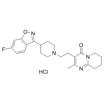 盐酸利培酮结构式