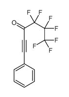 4,4,5,5,6,6,6-heptafluoro-1-phenylhex-1-yn-3-one结构式