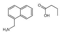 butanoic acid,naphthalen-1-ylmethanamine Structure