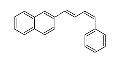 2-(4-phenylbuta-1,3-dienyl)naphthalene Structure