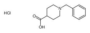 1-benzylpiperidine-4-carboxylic acid,hydrochloride Structure