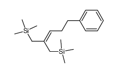 1,1-bis[(trimethylsilyl)methyl]-4-phenyl-1-pentene结构式