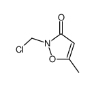 2-(chloromethyl)-5-methyl-1,2-oxazol-3-one结构式