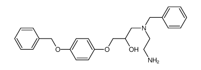 N-[2-[N-benzyl[3-[4(benzyloxy)phenoxy]-2-hydroxypropyl]amino]ethyl]ethylamine Structure
