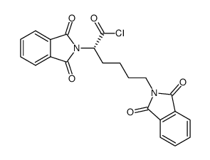 (S)-2,6-diphthalimidohexanyl chloride Structure