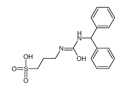 3-(benzhydrylcarbamoylamino)propane-1-sulfonic acid结构式