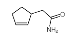 2-Cyclopentene-1-acetamide Structure