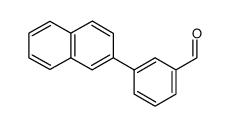 3-(萘-2-基)苯甲醛结构式