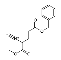 2-ISOCYANO-4-BENZYLOXYCARBONYLBUTYRIC ACID METHYL ESTER结构式