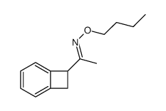 Bicyclo[4.2.0]octa-1,3,5-trien-7-yl(methyl) ketone O-butyl oxime结构式