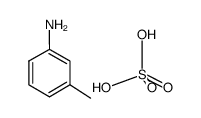 m-ditoluidinium sulfate Structure