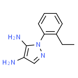 1H-Pyrazole-4,5-diamine,1-(2-ethylphenyl)-(9CI) Structure