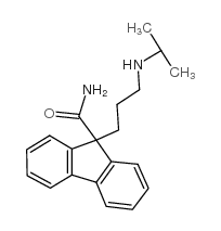 9[3[(1methylethyl)amino]propyl]-fluorene-9-carboxamide Structure