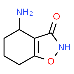 1,2-Benzisoxazol-3(2H)-one,4-amino-4,5,6,7-tetrahydro-,(4S)-(9CI) Structure