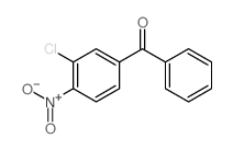(3-chloro-4-nitro-phenyl)-phenyl-methanone结构式