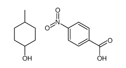 4-methylcyclohexan-1-ol,4-nitrobenzoic acid Structure