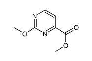 2-甲氧基-4-嘧啶羧酸甲酯结构式