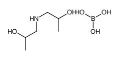 orthoboric acid, compound with 1,1'-iminodipropan-2-ol Structure