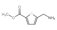 5-(氨基甲基)噻吩-2-羧酸甲酯结构式