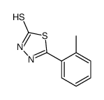 5-邻甲苯-1,3,4-噻二唑-2-硫醇结构式