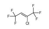 (2E)-2-Chloro-1,1,1,4,4,4-hexafluoro-2-butene Structure