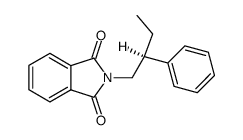 (+)-2-phenyl-1-phthalimidobutane Structure