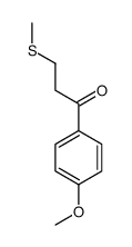 1-(4-Methoxyphenyl)-3-(methylsulfanyl)-1-propanone Structure