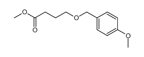 methyl 4-((4-methoxybenzyl)oxy)butanoate结构式