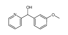 (3-methoxyphenyl)(pyridin-2-yl)methanol结构式