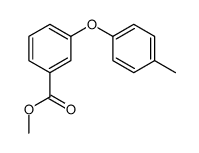 3-(4-甲基苯氧基)-苯甲酸甲酯结构式