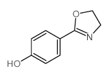 Phenol, 4-(4,5-dihydro-2-oxazolyl)- Structure