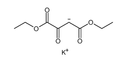 Butanedioic acid, oxo-, diethyl ester, ion(1-), potassium Structure
