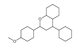 4-cyclohexyl-2-(4-methoxycyclohexyl)-3,4,4a,5,6,7,8,8a-octahydro-2H-chromene结构式